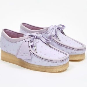Clarks Originals Wallabee in Lilac Ostrich